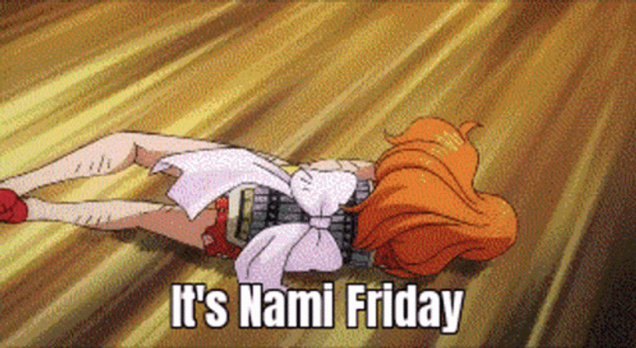 One Piece Nami Rolling Friday GIF