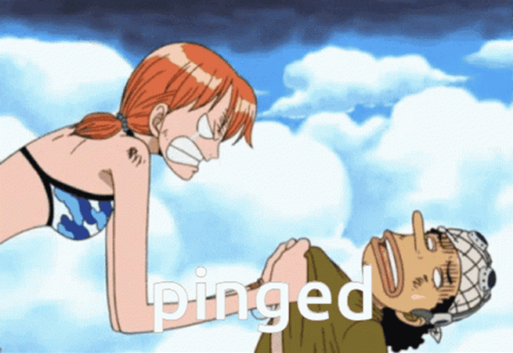 One Piece Nami Shaking Usopp GIF