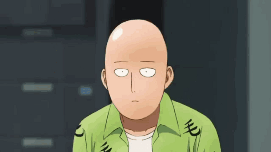 One Punch Man And King GIF