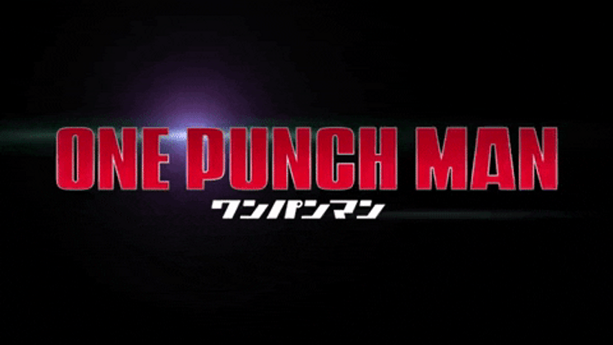 One Punch Man Anime Title GIF