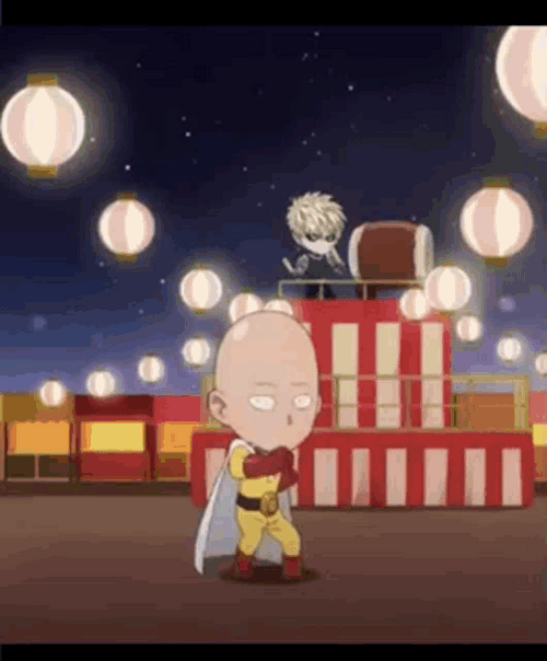 One Punch Man Cute Chibi GIF