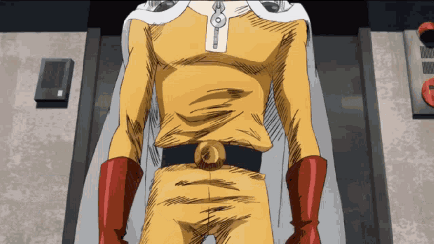 One Punch Man Saitama Pleasure GIF