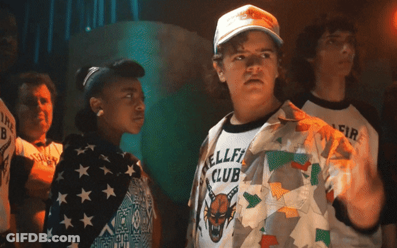 One Sec Stranger Things GIF