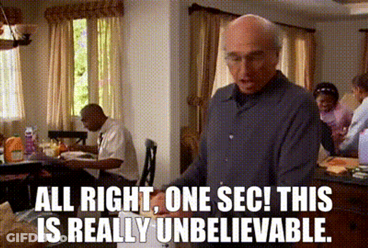One Sec This Is Unbelievable GIF