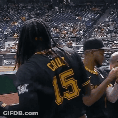 Oneil Cruz Dancing Hips Spin GIF