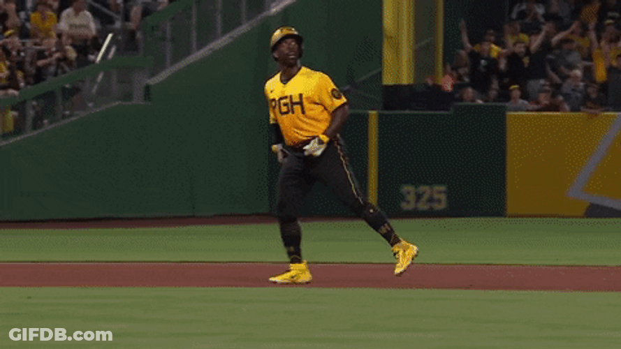 Oneil Cruz Hyped Up GIF