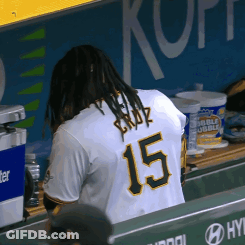 Oneil Cruz Punching The Container GIF