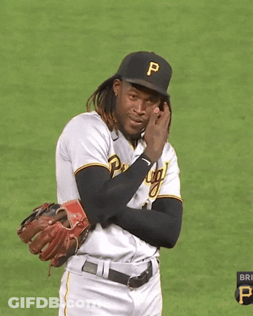 Oneil Cruz Scratching His Face GIF
