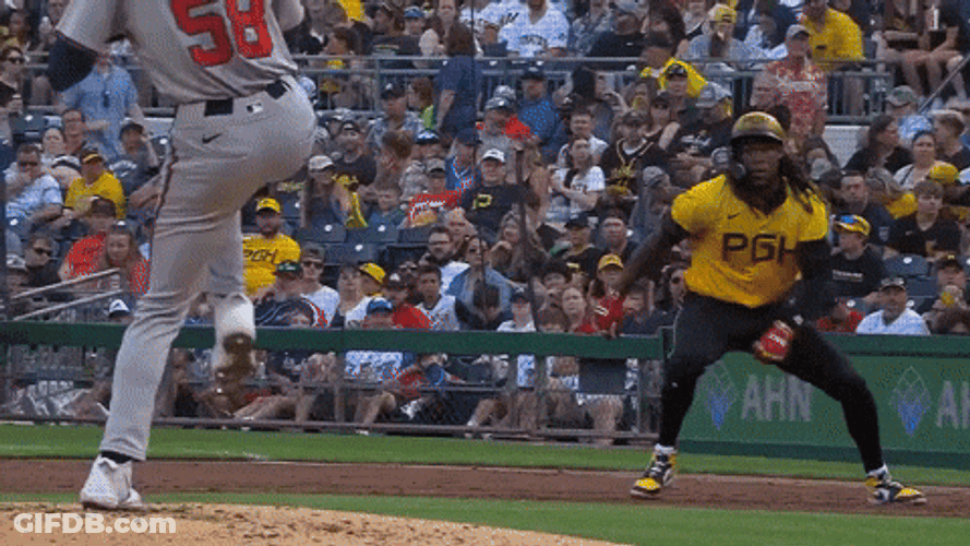 Oneil Cruz Stealing Bases GIF
