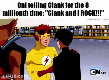 Oni Telling Clank For The 8 Millionth Time Clank And I Rock !!! GIF