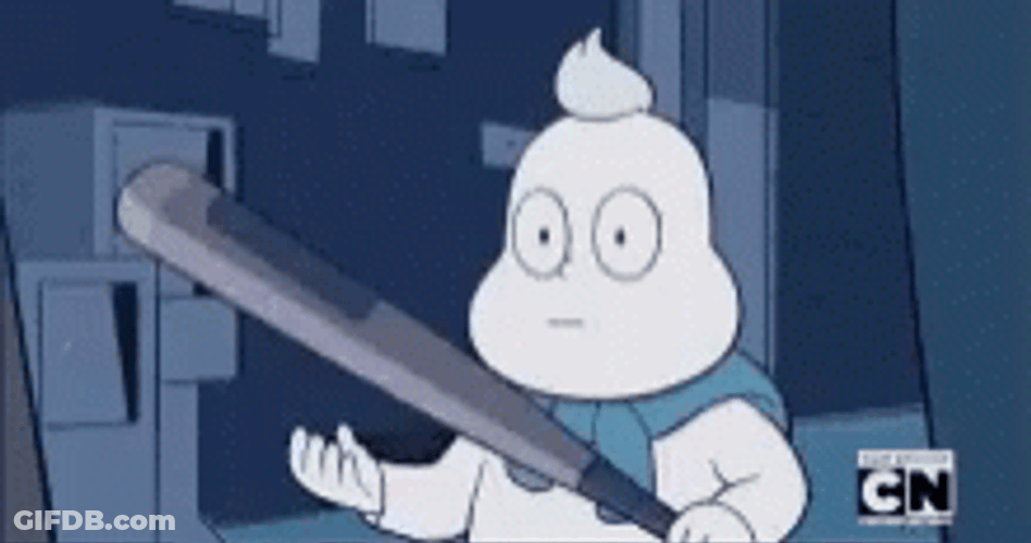 Onion Wielding A Bat Steven Universe GIF