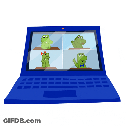 Online Class Zoom Meeting GIF