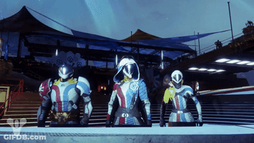 Online Game Destiny 2 Scorecard Emote GIF