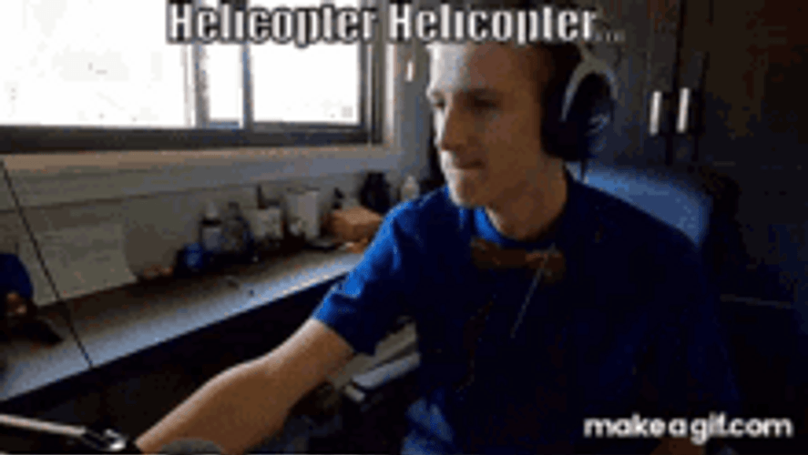 Online Gamer Helicopter Hand Spin Reaction GIF