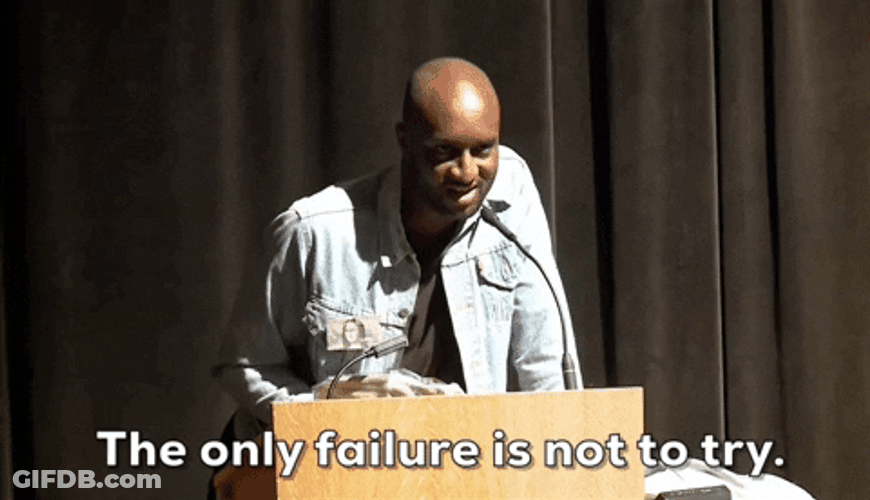 Only Failure Is Not To Try Virgil Abloh GIF