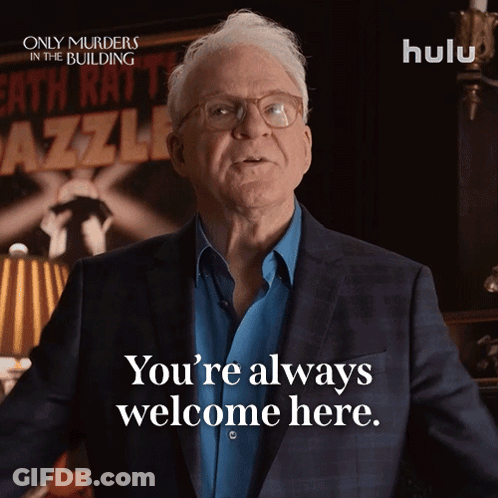 Only Murders In The Building Ad Man In Suit GIF