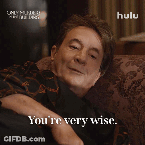 Only Murders In The Building Man On Couch GIF