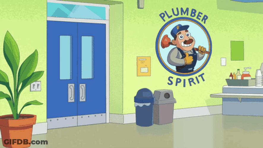 Only Plumber Can Enter This Hub GIF