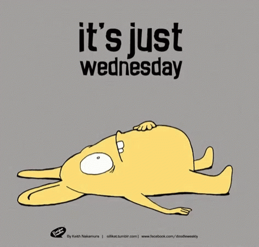 Only Wednesday Feels Just Laying GIF