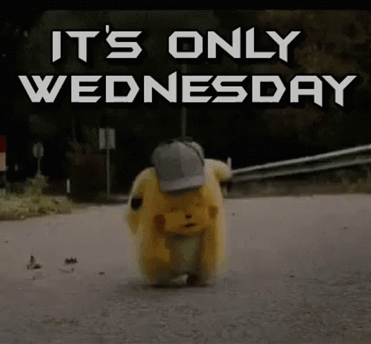 Only Wednesday Pikachu GIF