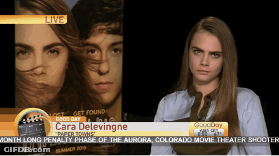 Ooh Cara Delevingne Interview GIF