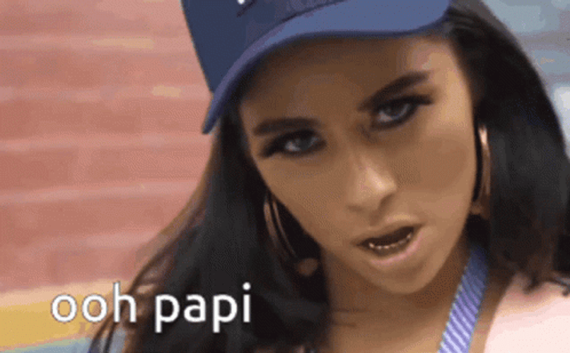 Ooh Papi Girl With Cap GIF