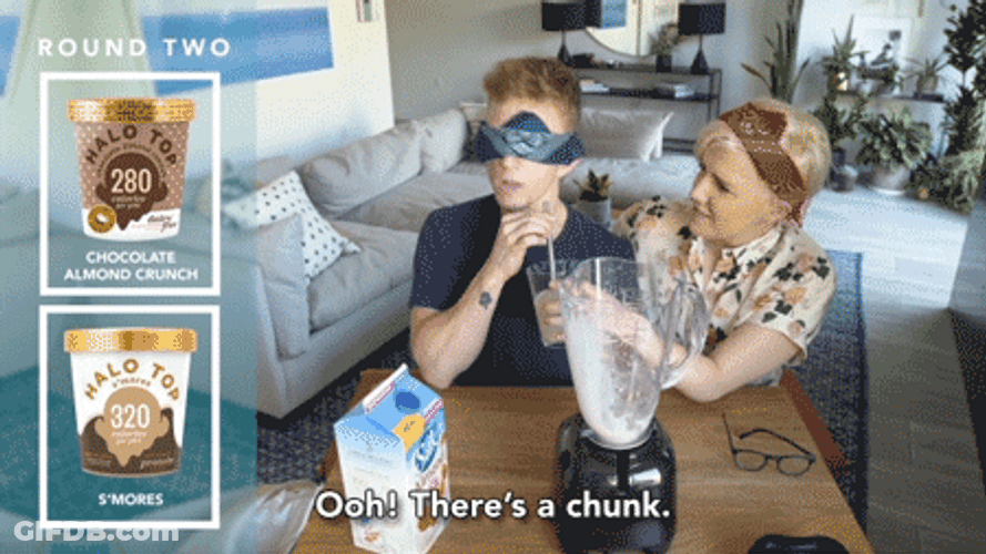 Ooh Theres A Chunk Milkshake GIF