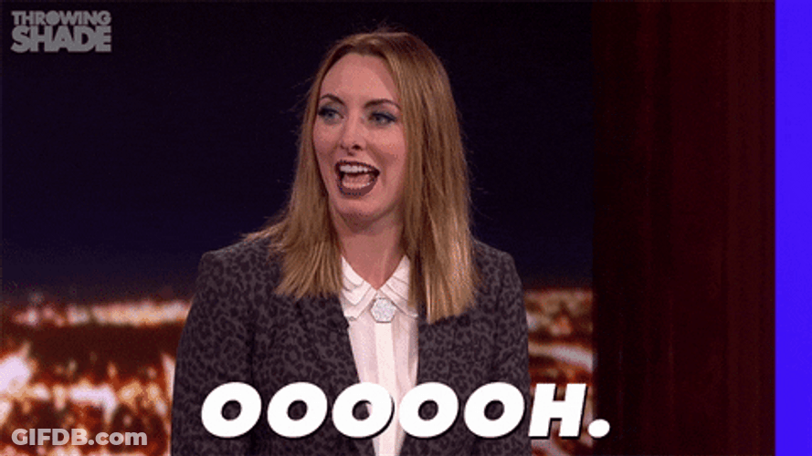Ooh Throwing Shade GIF