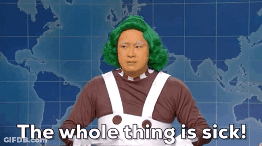 Oompa Loompa Bowen Yang On SNL GIF