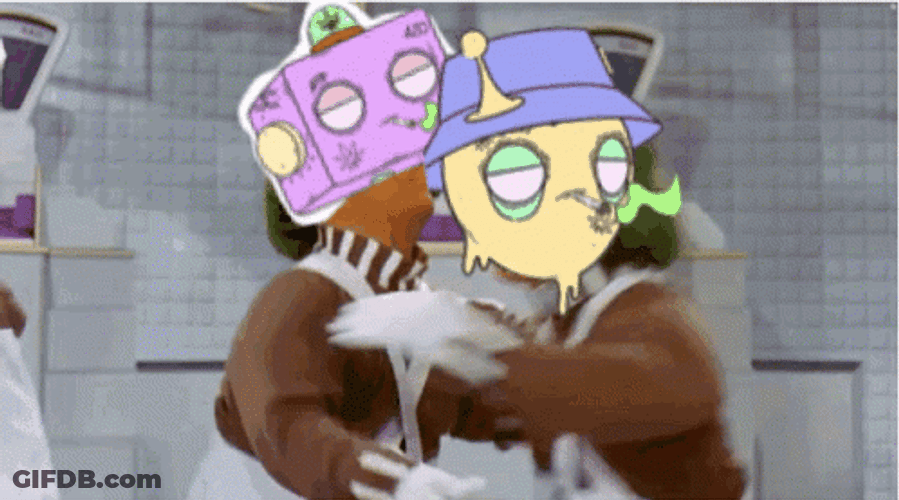 Oompa Loompas Dancing At Chocolate Factory GIF