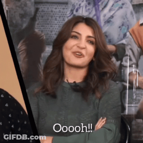 Oooh Anushka Sharma Not Believe In Story GIF