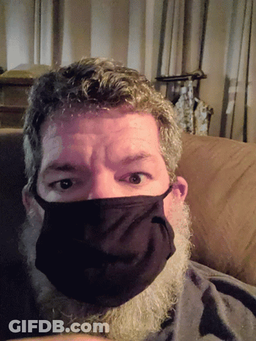 Oooo Artmold Wearing Mask GIF