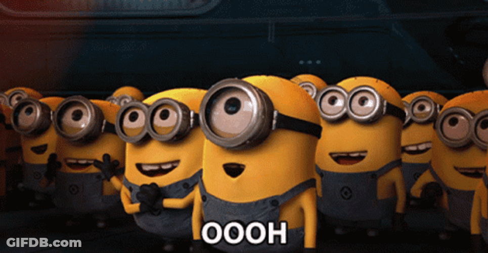 Oooo Minions Excited GIF