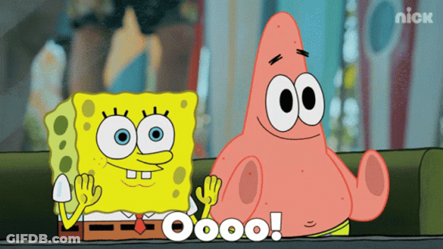 Oooo Spongebob Squarepants And Patrick Star GIF