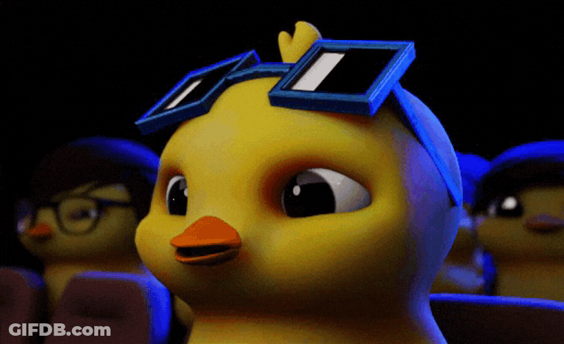 Ooooo Clapping Happy Quack GIF
