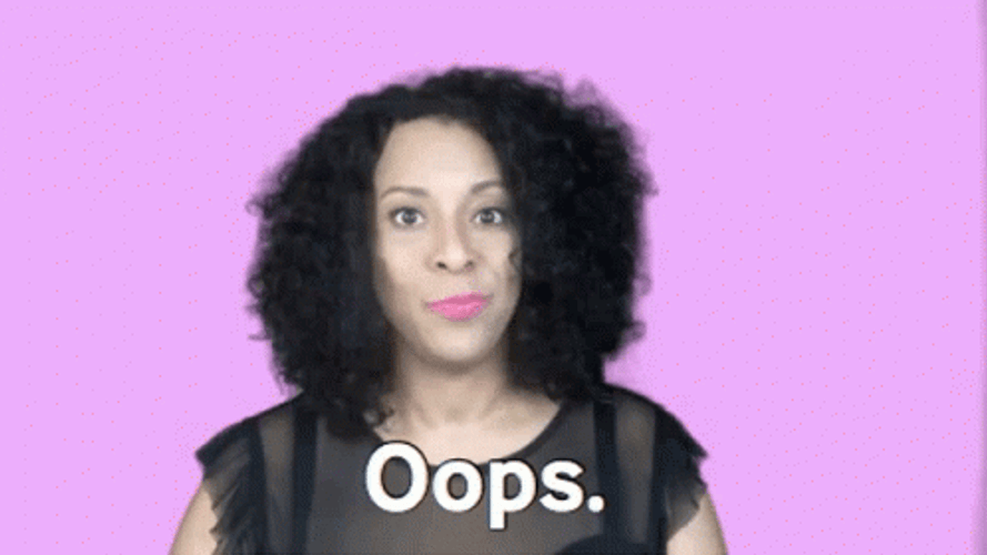 Oops Damn Holly Logan GIF