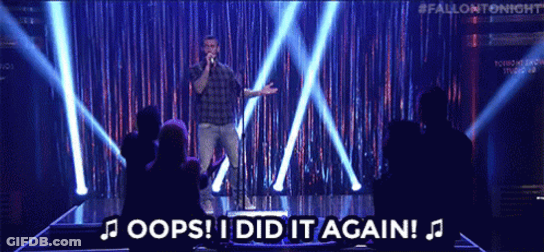 Oops I Did It Again GIF