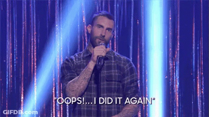 Oops I Did It Again GIF