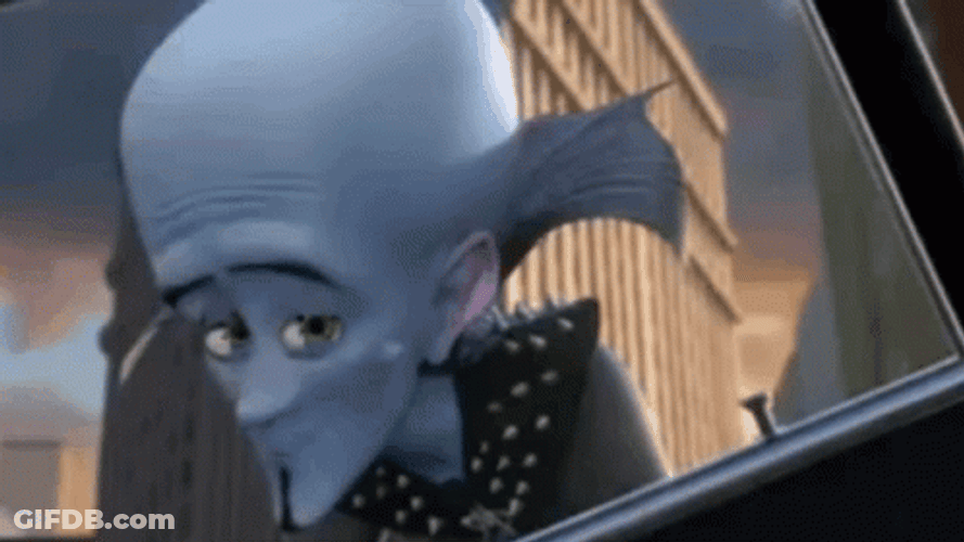 Oops Megamind Fake Smile GIF