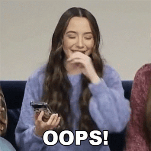 Oops Veronica Merrell Laugh GIF