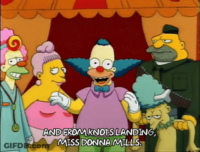Open Arms Krusty The Clown Show GIF