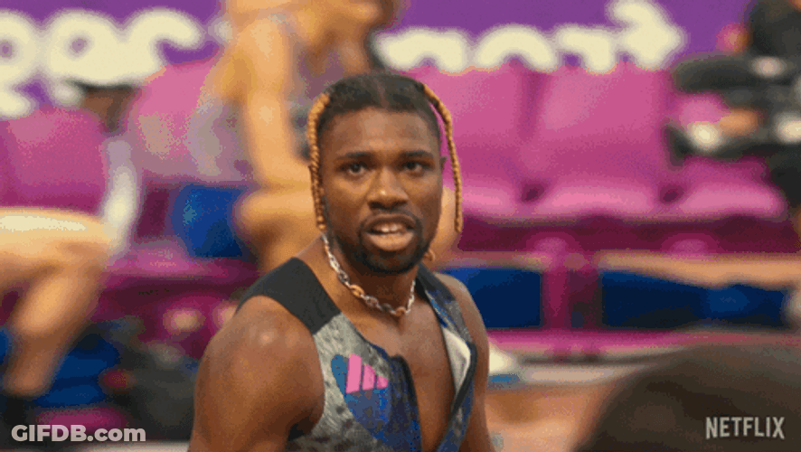 Open Arms Noah Lyles GIF