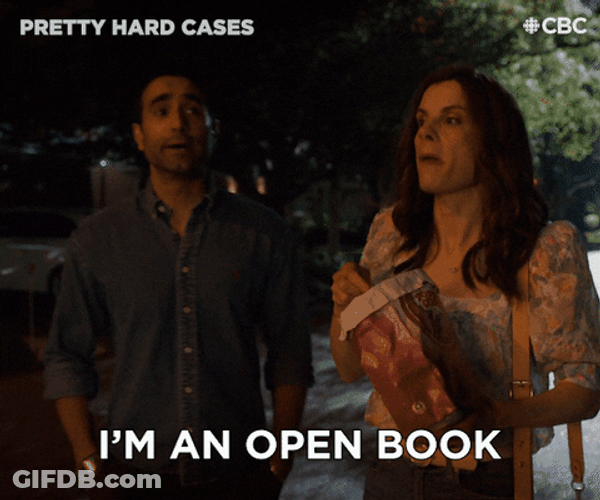 Open Book Charm Pretty Hard Cases GIF