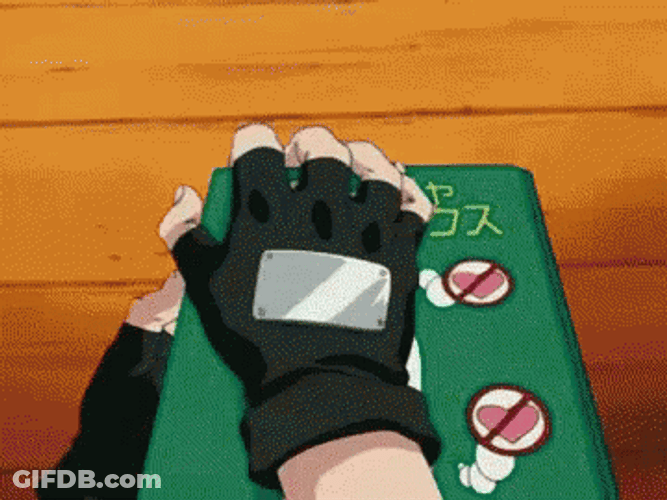 Open Book Light Kakashi Naruto Anime GIF