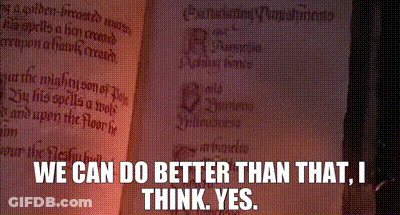 Open Book Saying We Can Do Better Than That GIF