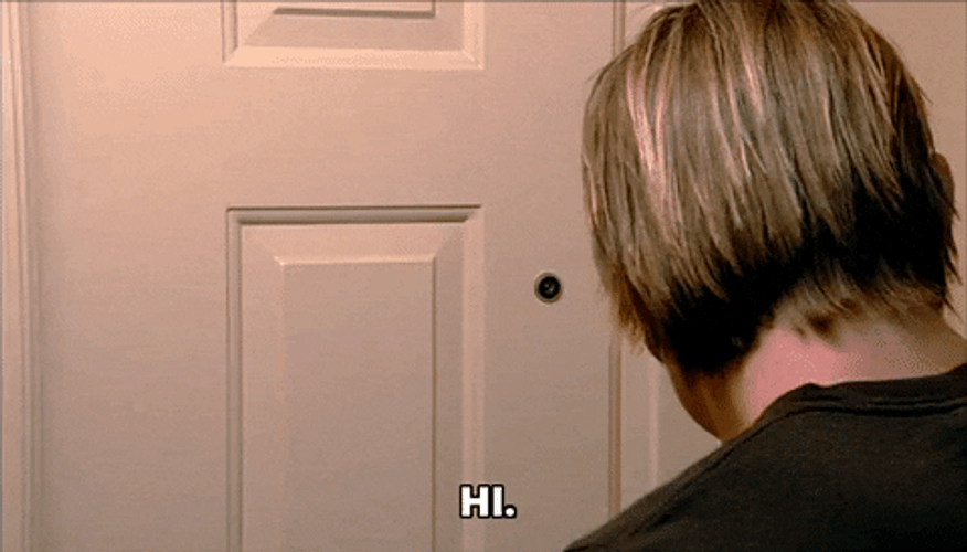 Open Door Hi GIF