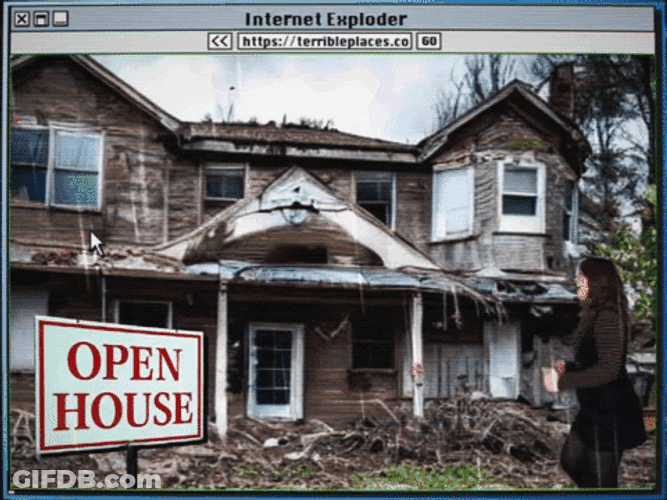 Open House Exploding GIF