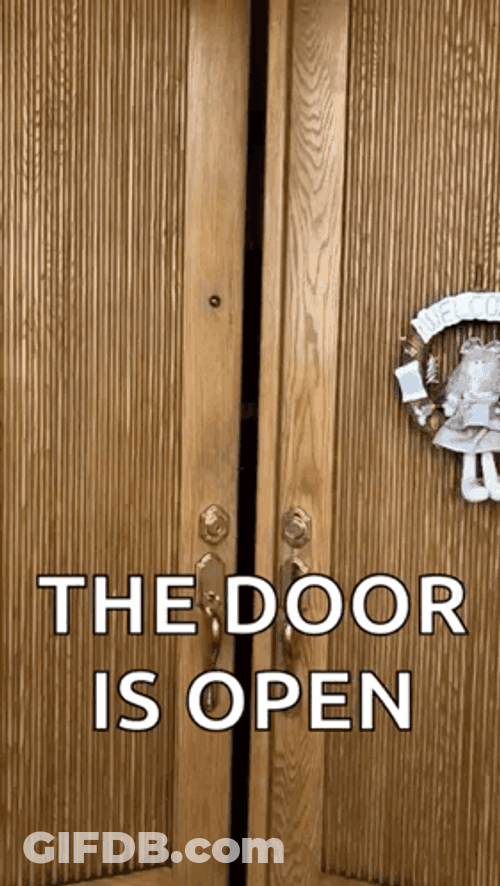 Open The Door Man GIF