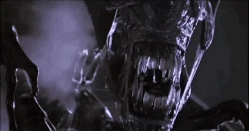 Open You Mouth Xenomorph GIF