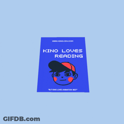 Opening Book For King Because He Loves Reading GIF